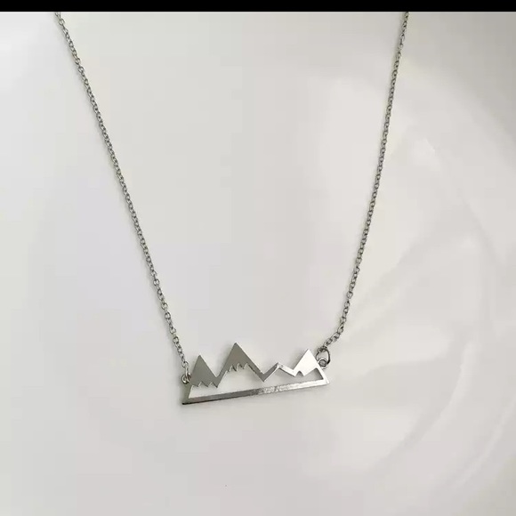 Gold Filled Mountain Necklace - Picture 2 of 3